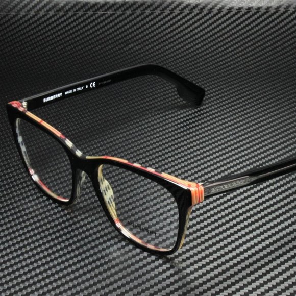 Burberry Checkered Frame 51mm Eyeglasses - Picture 1 of 5